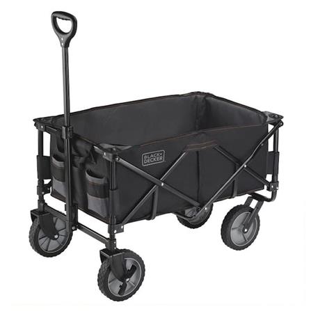 BLACK & DECKER COLLAPSIBLE WAGON CART BDCWBK01-XJ 80KG – BLACK