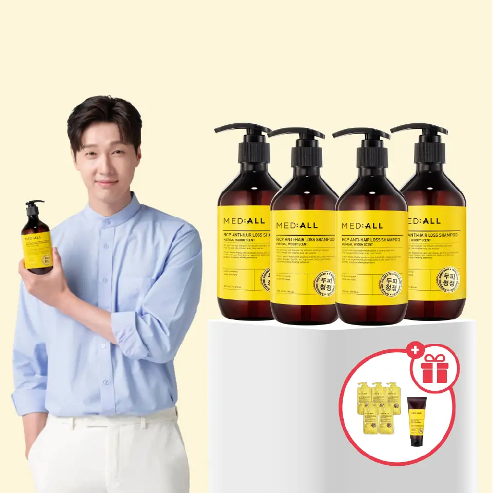 Med:ALL RCP Anti-Hair Loss Shampoo 300ml Set