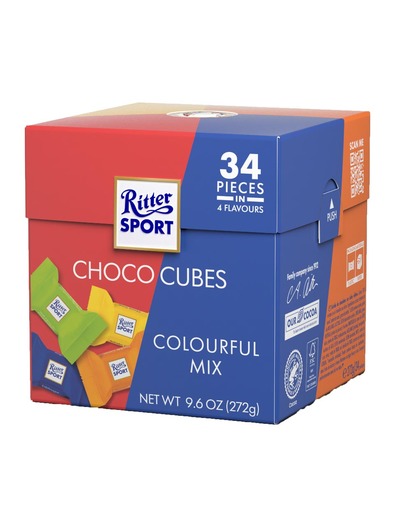 RITTER SPORT Choco Cubes Box 272g
