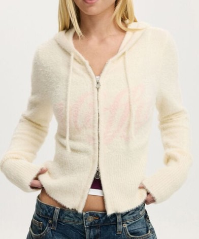 Miffy Fluffy Knit Hoodie