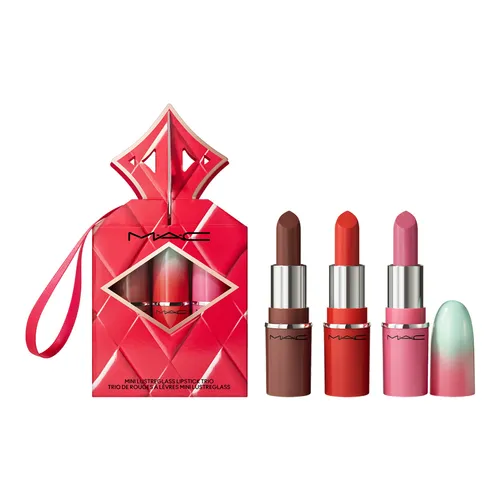 MAC Cosmetics Wildest Gleams Mini Lustreglass Lip Trio (Holiday Limited Edition)
