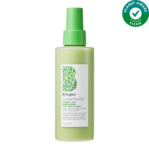 Briogeo Superfoods Avocado + Kiwi Mega Moisture 3-in-1 Leave-In Spray Conditioner
