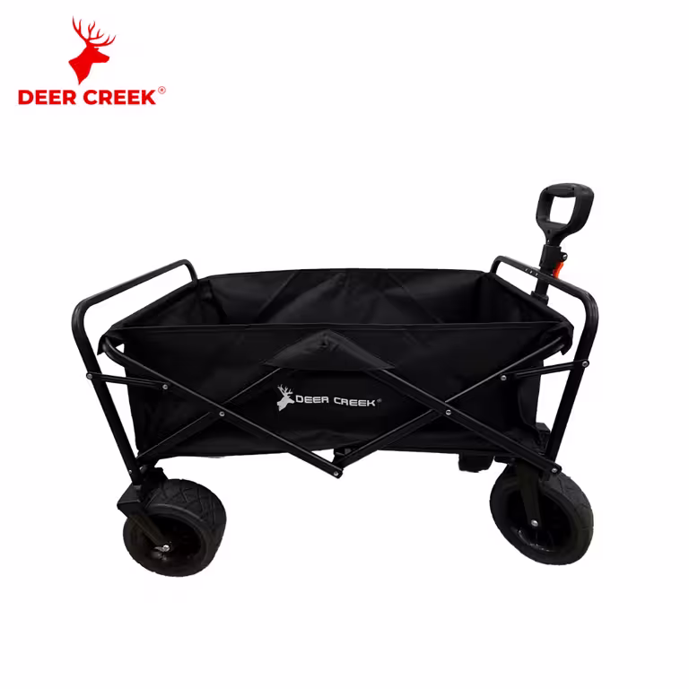 Deer Creek 150L Big Wheel Foldable Outdoor Camping Wagon with Brake