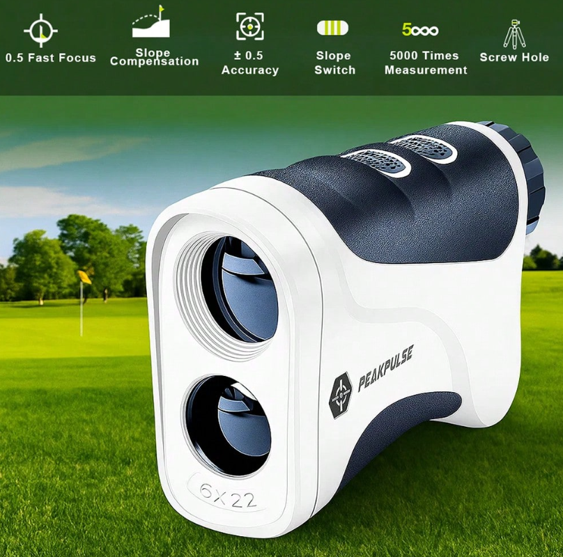 PEAKPULSE 650Y Laser Golf Rangefinder (Slope & Flag Lock)