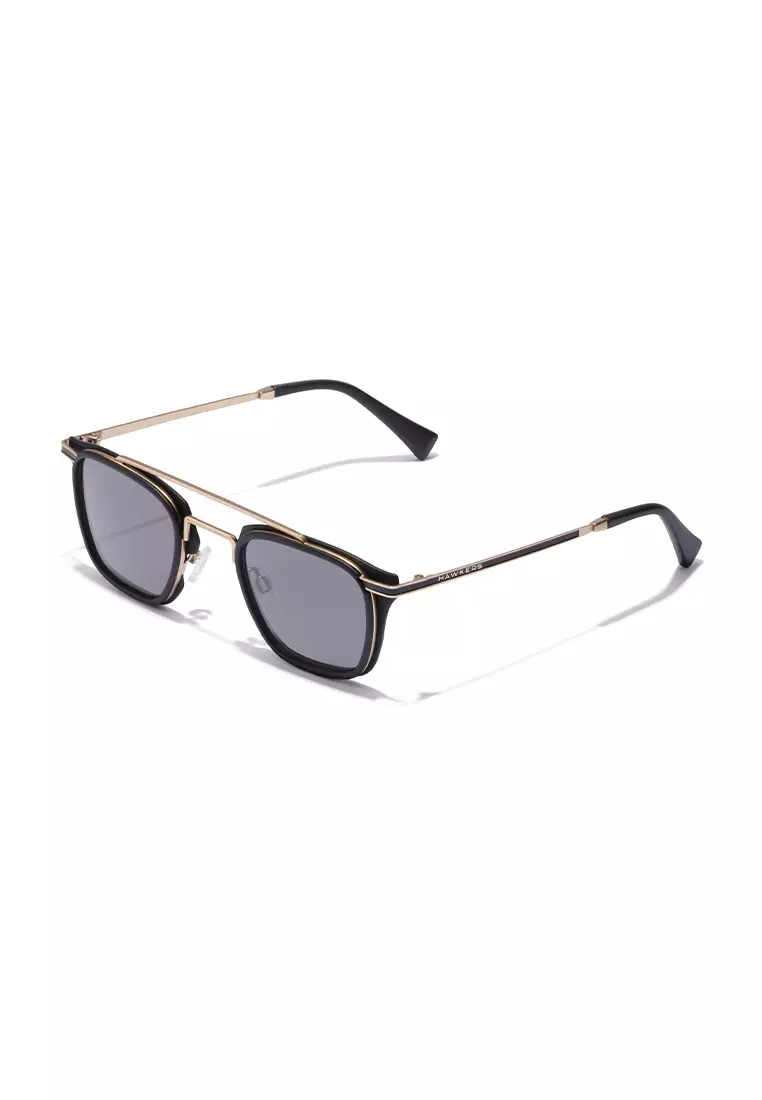 Hawkers Rushhour Sunglasses For Men And Women Unisex Official Product Designed in Spain (Black)
