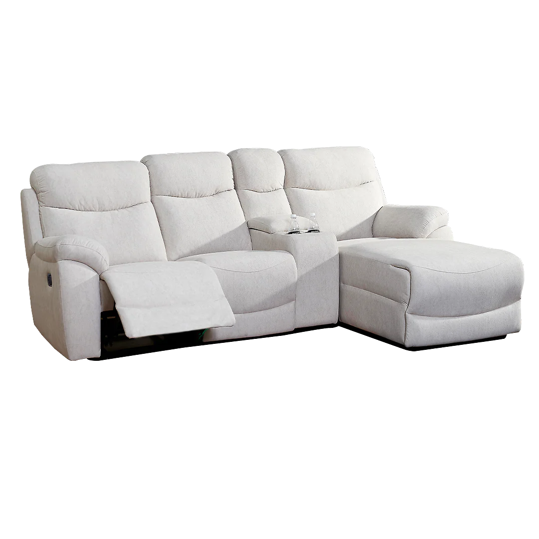 UME 3S L-Shape Recliner Beige